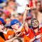 JACKSONVILLE, FL - OCTOBER 31:  Fans of the Florida Gators cheer against the Georgia Bulldogs at Jacksonville Municipal Stadium on October 31, 2009 in Jacksonville, Florida.  (Photo by Kevin C. Cox/Getty Images)