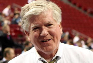 MONTREAL, QC - JUNE 26:  President & General Manager Brian Burke of the Toronto Maple Leafs looks on prior to the first round of the 2009 NHL Entry Draft at the Bell Centre on June 26, 2009 in Montreal, Quebec, Canada.  (Photo by Bruce Bennett/Getty Images)