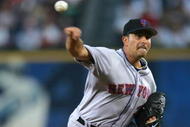 ATLANTA - APRIL 8: Victor Zambrano #38 of the New York Mets throws a pitch during the game against the Atlanta Braves at Turner Field on April 8, 2005 in Atlanta, Georgia. The Braves defeated the Mets 3-1. (Photo by Matthew Stockman/Getty Images)