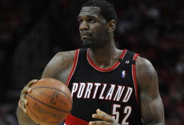 HOUSTON - APRIL 24:  Center Greg Oden #52 of the Portland Trail Blazers during play against the Houston Rockets in Game Three of the Western Conference Quarterfinals during the 2009 NBA Playoffs at Toyota Center on April 24, 2009 in Houston, Texas. NOTE TO USER: User expressly acknowledges and agrees that, by downloading and or using this photograph, User is consenting to the terms and conditions of the Getty Images License Agreement.  (Photo by Ronald Martinez/Getty Images)