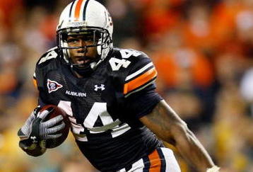 AUBURN, AL - SEPTEMBER 19:  Ben Tate #44 of the Auburn Tigers against the West Virginia Mountaineers at Jordan-Hare Stadium on September 19, 2009 in Auburn, Alabama.  (Photo by Kevin C. Cox/Getty Images)