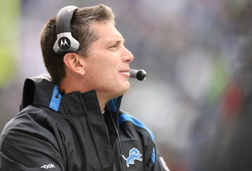 SEATTLE - NOVEMBER 08:  Head coach Jim Schwartz of the Detroit Lions looks on during the game against the Seattle Seahawks on November 8, 2009 at Qwest Field in Seattle, Washington. The Seahawks defeated the Lions 32-20. (Photo by Otto Greule Jr/Getty Images)
