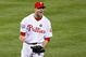 PHILADELPHIA - NOVEMBER 02: Ryan Madson #46 of the Philadelphia Phillies celebrates their 8-6 win against the New York Yankees in Game Five of the 2009 MLB World Series at Citizens Bank Park on November 2, 2009 in Philadelphia, Pennsylvania. (Photo by Al Bello/Getty Images)