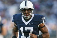 STATE COLLEGE, PA - NOVEMBER 7: Quarterback Daryll Clark #17 of the Penn State Nittany Lions warms-up before a game against the Ohio State Buckeyes on November 7, 2009 at Beaver Stadium in State College, Pennsylvania. Ohio State won 24-7. (Photo by Hunter Martin/Getty Images)