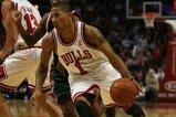 CHICAGO - NOVEMBER 03: Derrick Rose #1 of the Chicago Bulls drives around Brandon Jennings #3 of the Milwaukee Bucks at the United Center on November 3, 2009 in Chicago, Illinois. The Bulls defeated the Bucks 83-81. (Photo by Jonathan Daniel/Getty Images)