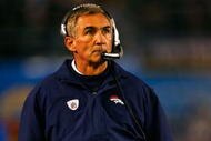 SAN DIEGO - DECEMBER 28:  Head coach Mike Shanahan of the Denver Broncos walks the sidelines during the NFL game against the San Diego Chargers at Qualcomm Stadium on December 28, 2008 in San Diego, California.  The Chargers defeated the Broncos 52--21.  (Photo by Jeff Gross/Getty Images)
