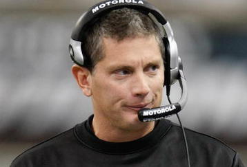 DETROIT - NOVEMBER 1:  Head coach Jim Schwartz of the Detroit Lions looks on during the game against the St. Louis Rams on November 1, 2009 at Ford Field in Detroit, Michigan. (Photo by Gregory Shamus/Getty Images)