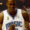 ORLANDO, FL - JUNE 11: Dwight Howard #12 of the Orlando Magic reacts in the first quarter of Game Four of the 2009 NBA Finals against the Los Angeles Lakers on June 11, 2009 at Amway Arena in Orlando, Florida.  NOTE TO USER:  User expressly acknowledges and agrees that, by downloading and or using this photograph, User is consenting to the terms and conditions of the Getty Images License Agreement.  (Photo by Chris Graythen/Getty Images)