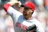 SAN FRANCISCO - AUGUST 9:  Aaron Harang #39 of the Cincinnati Reds throws a pitch against the San Francisco Giants at AT&T Park  on August 9, 2009 in San Francisco, California.  (Photo by Jed Jacobsohn/Getty Images)