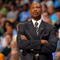 DENVER - APRIL 22: Head coach Byron Scott of the New Orleans Hornets looks on during action against the Denver Nuggets in Game Two of the Western Conference Quarterfinals during the 2009 NBA Playoffs at Pepsi Center on April 22, 2009 in Denver, Colorado. The Nuggets defeated the Hornets 108-93. NOTE TO USER: User expressly acknowledges and agrees that, by downloading and or using this photograph, User is consenting to the terms and conditions of the Getty Images License Agreement. (Photo by Doug Pensinger/Getty Images)
