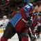 DENVER - MARCH 04:  Peter Forsberg #21 of the Colorado Avalanche takes the ice for the first time since rejoining the team as they warm up prior to facing the Vancouver Canucks at the Pepsi Center March 4, 2008 in Denver, Colorado.  (Photo by Doug Pensinger/Getty Images)