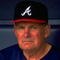 7 APR 1994:  ATLANTA BRAVES MANAGER BOBBY COX IN THE DUGOUT DURING THE BRAVES VERSUS SAN DIEGO PADRES GAME AT JACK MURPHY STADIUM IN SAN DIEGO, CALIFORNIA.  MANDATORY CREDIT:  STEPHEN DUNN/ALLSPORT