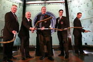 TORONTO, ON - NOVEMBER 09: (L-R) Brett Hull, Lou Lamoriello, Brian Leetch, Luc Robitaille, and Steve Yzerman pose for the media at the Hockey Hall of Fame Induction Photo Opportunity at the Hockey Hall of Fame on November 9, 2009 in Toronto, Canada.  (Photo by Bruce Bennett/Getty Images)