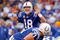 INDIANAPOLIS - NOVEMBER 01:  Peyton Manning #18 of the Indianapolis Colts gives instructions to his team during the NFL game against the San Francisco 49ers at Lucas Oil Stadium on November 1, 2009 in Indianapolis, Indiana.  (Photo by Andy Lyons/Getty Images)