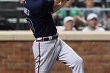 NEW YORK - AUGUST 20:  Chipper Jones #10 of the Atlanta Braves bats against of the New York Mets on August 20, 2009 at Citi Field in the Flushing neighborhood of the Queens borough of New York City.  (Photo by Jim McIsaac/Getty Images)