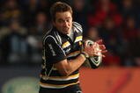 WORCESTER, ENGLAND - OCTOBER 24:  Alex Grove of Worcester Warriors in action during the Guinness Premiership match between Worcester Warriors and Harlequins at Sixways Stadium on October 24, 2009 in Worcester, England.  (Photo by Warren Little/Getty Images)