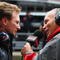 NURBURG, GERMANY - JULY 10:  Red Bull Racing Team Principal Christian Horner (L) is interviewed by Peter Windsor (R) during practice for the German Formula One Grand Prix at Nurburgring on July 10, 2009 in Nurburg, Germany.  (Photo by Mark Thompson/Getty Images)