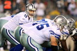 PHILADELPHIA - NOVEMBER 08:  Quarterback Tony Romo #9 of the Dallas Cowboys stands under center against the Philadelphia Eagles at Lincoln Financial Field on November 8, 2009 in Philadelphia, Pennsylvania. The Cowboys won 20-16.  (Photo by Al Bello/Getty Images)