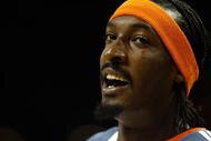 CHARLOTTE, NC - NOVEMBER 06: Gerald Wallace #3 of the Charlotte Bobcats watches on against the Atlanta Hawks during their game at Time Warner Cable Arena on November 6, 2009 in Charlotte, North Carolina. NOTE TO USER: User expressly acknowledges and agrees that, by downloading and/or using this Photograph, user is consenting to the terms and conditions of the Getty Images License Agreement. (Photo by Streeter Lecka/Getty Images)