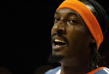 CHARLOTTE, NC - NOVEMBER 06:  Gerald Wallace #3 of the Charlotte Bobcats watches on against the Atlanta Hawks during their game at Time Warner Cable Arena on November 6, 2009 in Charlotte, North Carolina.  NOTE TO USER: User expressly acknowledges and agrees that, by downloading and/or using this Photograph, user is consenting to the terms and conditions of the Getty Images License Agreement. (Photo by Streeter Lecka/Getty Images)