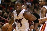 MIAMI - MAY 01:  Dwyane Wade #3 of the Miami Heat penetrates against the Atlanta Hawks during Game Six of the Eastern Conference Quarterfinals at American Airlines Arena on May 1, 2009 in Miami, Florida. NOTE TO USER: User expressly acknowledges and agrees that, by downloading and/or using this Photograph, user is consenting to the terms and conditions of the Getty Images License Agreement.  (Photo by Doug Benc/Getty Images)