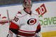 SUNRISE, FL - NOVEMBER 4: Goaltender Cam Ward #30 of the Carolina Hurricanes warms up prior to the game against the Florida Panthers on November 4, 2009 at the BankAtlantic Center in Sunrise, Florida. (Photo by Joel Auerbach/Getty Images)