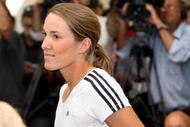 LIMETTE, BELGIUM - MAY 14: World number one of women's tennis Justine Henin arrives to announce her retirement to the press, at her tennis club TC Justine N1, on May 14, 2008 in Limette, Belgium. The 25-year-old insists her decision is final and said 'It's the end of a wonderful adventure but it's something I have been thinking about for a long time'.  She is the winner of seven Grand Slam singles titles and 41 WTA singles titles.   (Photo by Mark Renders/Getty Images)
