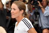 LIMETTE, BELGIUM - MAY 14: World number one of women's tennis Justine Henin arrives to announce her retirement to the press, at her tennis club TC Justine N1, on May 14, 2008 in Limette, Belgium. The 25-year-old insists her decision is final and said 'It's the end of a wonderful adventure but it's something I have been thinking about for a long time'.  She is the winner of seven Grand Slam singles titles and 41 WTA singles titles.   (Photo by Mark Renders/Getty Images)