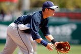 FORT MYERS, FL - MARCH 08:  Infielder Evan Longoria #3 of the Tampa Bay Rays gets into position against the Boston Red Sox during a Grapefruit League Spring Training Game at City of Palms Park on March 8, 2009 in Fort Myers, Florida.  (Photo by J. Meric/Getty Images)