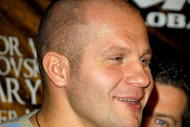 NEW YORK - JANUARY 20:  Heavyweight mixed martial arts champion Fedor 'The Last Emperor' Emelianenko of Russia attends the 'Day of Reckoning' press conference at Trump Tower January 20, 2009 in New York City.  (Photo by Joe Corrigan/Getty Images)