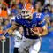 GAINESVILLE, FL - NOVEMBER 7: Quarterback Tim Tebow #15 of the Florida Gators rushes upfield against the Vanderbilt Commodores  on November 7, 2009 at Ben Hill Griffin Stadium in Gainesville, Florida.  (Photo by Al Messerschmidt/Getty Images) 