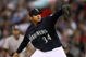 SEATTLE - SEPTEMBER 18:  Starting pitcher Felix Hernandez #34 of the Seattle Mariners pitches against the New York Yankees on September 18, 2009 at Safeco Field in Seattle, Washington. (Photo by Otto Greule Jr/Getty Images)