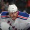 UNIONDALE, NY - OCTOBER 28:  Aaron Voros #34 of the New York Rangers skates against the New York Islanders at the Nassau Coliseum on October 28, 2009 in Uniondale, New York.  (Photo by Bruce Bennett/Getty Images)