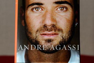 LAS VEGAS - NOVEMBER 09:  Copies of former tennis player Andre Agassi's new autobiography, 'Open' are displayed at his first book signing at the Encore Theater at Wynn Las Vegas November 9, 2009 in Las Vegas, Nevada.  (Photo by Ethan Miller/Getty Images)