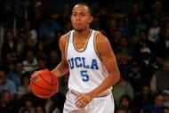 WESTWOOD, CA - MARCH 05:  Jerime Anderson #5 of the UCLA Bruins dribbles the ball upcourt in the second half against the Oregon State Beavers during their NCAA basketball game at Pauley Pavilion on March 5, 2009 in Westwood, California. The Bruins defeated Beavers 79-54.  (Photo by Victor Decolongon/Getty Images)
