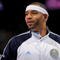 DENVER - OCTOBER 28: Kenyon Martin #4 of the Denver Nuggets warms up prior to facing the Utah Jazz during NBA action at Pepsi Center on October 28, 2009 in Denver, Colorado. The Nuggets defeated the Jazz 114-105. (Photo by Doug Pensinger/Getty Images)