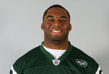 EAST RUTHERFORD, NJ - 2009:  Vernon Gholston of the New York Jets poses for his 2009 NFL headshot at photo day in East Rutherford, New Jersey.  (Photo by NFL Photos)    