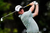 CHASKA, MN - AUGUST 16:  Rory McIlory of Northern Ireland hits his tee shot on the 17th hole during the final round of the 91st PGA Championship at Hazeltine National Golf Club on August 16, 2009 in Chaska, Minnesota.  (Photo by Sam Greenwood/Getty Images)