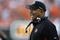 )CINCINNATI - NOVEMBER 8: Head coach Marvin Lewis of the Cincinnati Bengals reacts to his team's play against the Baltimore Ravens in their NFL game at Paul Brown Stadium November 8, 2009 in Cincinnati, Ohio.    (Photo by John Sommers II/Getty Images)