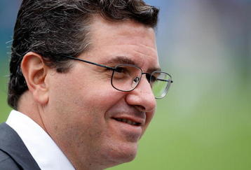 CHARLOTTE, NC - OCTOBER 11:  Daniel Snyder, owner of Washington Redskins smiles before their game agaisnt the Carolina Panthers at Bank of America Stadium on October 11, 2009 in Charlotte, North Carolina.  (Photo by Streeter Lecka/Getty Images)