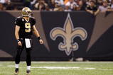 NEW ORLEANS - NOVEMBER 08:  Quarterback Drew Brees #9 of the New Orleans Saints at Louisiana Superdome on November 8, 2009 in New Orleans, Louisiana.  (Photo by Ronald Martinez/Getty Images)