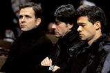 HANOVER, GERMANY - NOVEMBER 11:  (L-R)  Oliver Bierhoff, team manager of the german football assisation, Joachim Loew, head coach of the german national football team and Michael Ballack attend the mourning service for Robert Enke at the Marktkirche on November 11, 2009 in Hanover, Germany. Enke, 32, goalkeeper for Hannover 96 and the German national team, was struck and killed yesterday by a train at Neustadt am Rubenberge. Police have today confirmed that it was suicide.  (Photo by Jochen Luebke-Pool/Getty Images)