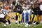 PITTSBURGH, PA - OCTOBER 18: Rashard Mendenhall #34 of the Pittsburgh Steelers runs with the football against the Cleveland Browns at Heinz Field on October 18, 2009 in Pittsburgh, Pennsylvania. The Steelers defeated the Browns 27-14. (Photo by Joe Robbins/Getty Images)