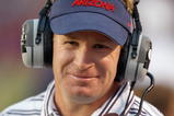 TUSCON - OCTOBER 4:  Head coach Mike Stoops of the Arizona Wildcats looks on during the game against the Washington Huskies on October 4, 2008 at Arizona Stadium in Tucson, Arizona. (Photo by: Gregory Shamus/Getty Images)