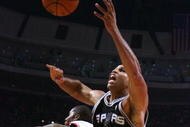 CHICAGO - OCTOBER 29: Richard Jefferson #24 of the San Antonio Spurs knocks a loose ball out of bounds past Tyrus Thomas #24 of the Chicago Bulls at the United Center on October 29, 2009 in Chicago, Illinois. NOTE TO USER: User expressly acknowledges and agrees that, by downloading and/or using this Photograph, user is consenting to the terms and conditions of the Getty Images License Agreement. (Photo by Jonathan Daniel/Getty Images)