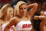 MIAMI - NOVEMBER 1:  The Heat Dancers perform during before the Detroit Pistons take on the Miami Heat at American Airlines Arena November 1, 2007 in Miami, Florida. NOTE TO USER: User expressly acknowledges and agrees that, by downloading and or using this photograph, User is consenting to the terms and conditions of the Getty Images License Agreement. Mandatory Copyright Notice: Copyright 2007 NBAE   (Photo by Doug Benc/Getty Images)
