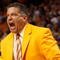 TAMPA, FL - MARCH 15:  Head coach Bruce Pearl of the Tennessee Volunteers argues a call with the referees during the game against the Mississippi State Bulldogs during the Championship game of the SEC Men's Basketball Tournament on March 15, 2009 at The St. Pete Times Forum in Tampa, Florida.   The Bulldogs defeated the Volunteers 64-61.  (Photo by Chris Graythen/Getty Images)