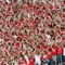MADISON, WI - SEPTEMBER 16:  The Wisconsin Badgers student section helps their team during the opening kickoff against the San Diego State Aztecs on September 16, 2006 at Camp Randall Stadium in Madison, Wisconsin.  (Photo by Elsa/Getty Images)