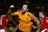 BARNSLEY, UNITED KINGDOM - APRIL 15:  Ian Ashbee of Hull City celebrates scoring the second goal  during the Coca-Cola Championship match between Barnsley and Hull City at Oakwell on April 15, 2008 in Barnsley, England.  (Photo by Clive Brunskill/Getty Images)