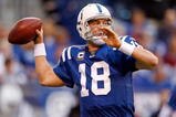 INDIANAPOLIS - NOVEMBER 01:  Peyton Manning #18 of the Indianapolis Colts throws a pass during the NFL game against the San Francisco 49ers at Lucas Oil Stadium on November 1, 2009 in Indianapolis, Indiana.  (Photo by Andy Lyons/Getty Images)